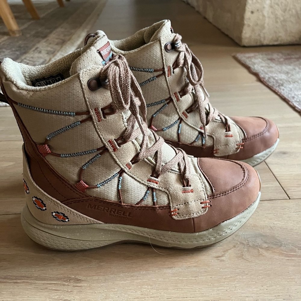 Merrell Womens Size 7.5 Bravada 2 Thermo Mid Incense Waterproof Insulated Boots